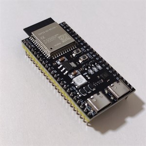An ESP32-S3 development board carrying a WiFi and Bluetooth module