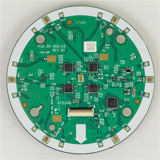 MEMS microphone array board from a smart speaker