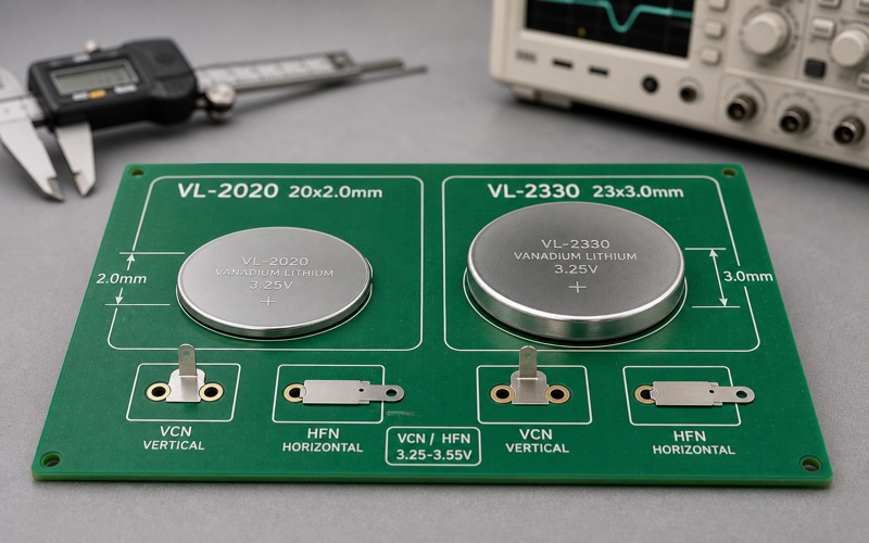 Choosing Between Panasonic VL-2020 and VL-2330 Rechargeable Coin Cells