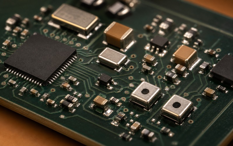 NDP120 for Always On Voice Neural Decision Making support circuit showing decoupling, clock, host interface routing and thermal layout details